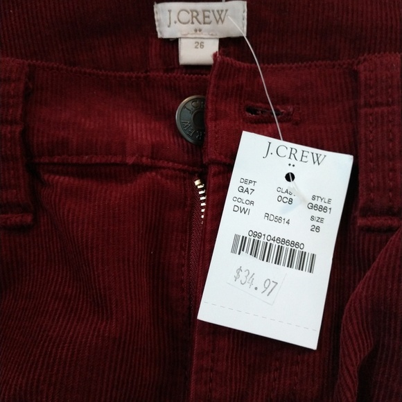 NWT J. Crew cords - Picture 4 of 4